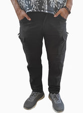 Hunthink 3M kargo tip siyah likrali pantolon